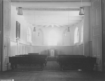 S2 Witt Nr. 443, Bispingen, Alte Kirche, Altarraum, Juni 1953, 1953