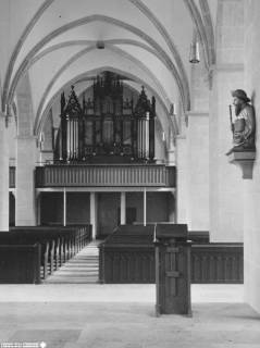 S2 Witt Nr. 1982, Bockenem, Pancratius-Kirche, Innenansicht nach Westen, Oktober 1968, 1968