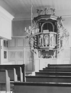 S2 Witt Nr. 1555, Bolzum, Nikolai-Kirche, Altarraum, Mai 1961, 1961