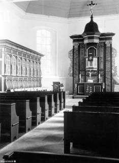 S2 Witt Nr. 1877, Cadenberge, Kirche, Altarraum, März 1966, 1966