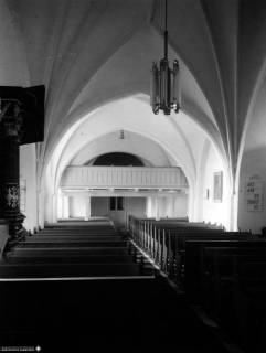 S2 Witt Nr. 752, Daverden, Kirche, Innenraum nach Westen, Juli 1955, 1955