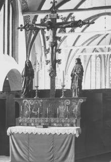 S2 Nr. 8188, Ebstorf, Klosterkirche St. Mauritius, Altar auf der Nonnenempore, o.D., ohne Datum