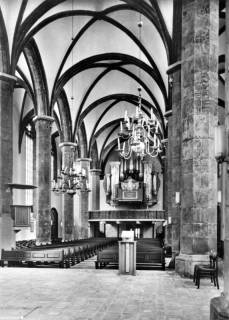 S2 Nr. 19030, Hildesheim, Lamberti-Kirche, Innenansicht nach Westen, o. D., ohne Datum