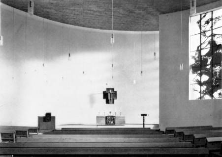 S2 Nr. 15798, Osnabrück, Melanchthon-Kirche, Altarraum, 1952, 1952