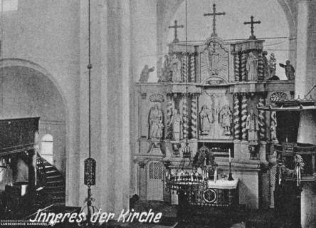 S2 Nr. 11527, Fredelsloh, Klosterkirche St. Blasii, Altarraum, 1935, 1935