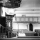 S2 Witt Nr. 1270, Rhaude, Kirche, Innenansicht nach Westen - Kanzelseite, Juni 1959