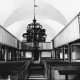 Landeskirchliches Archiv Hannover, S2 Witt Nr. 14-001, Landesbergen, Kirche, Innenraum nach Westen (alter Zustand), 1960